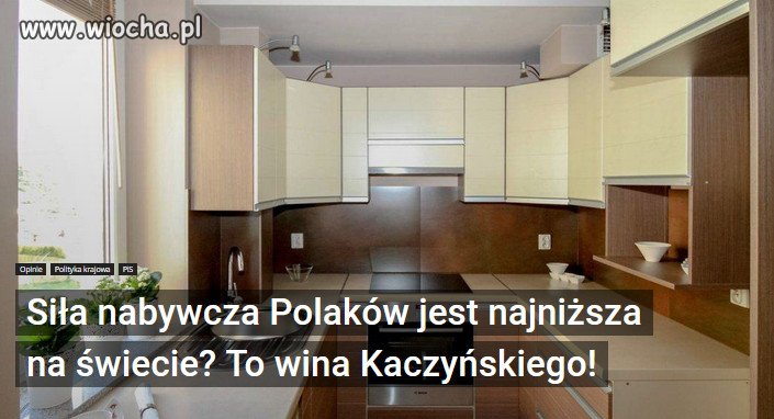 To wielki dramat całego kraju i wina Kaczyńskiego. 