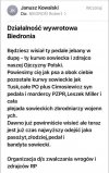 Hejt Kaczyńskiego i groźby karalne tym razem poprzez Janusza Kowalskiego do Roberta Biedronia.