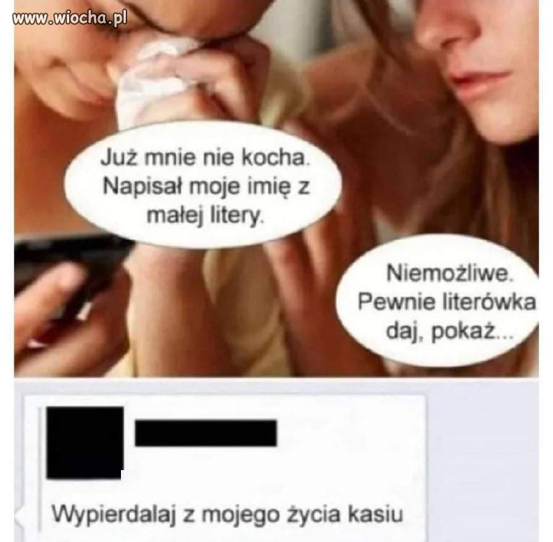 Już jej chyba nie kocha 