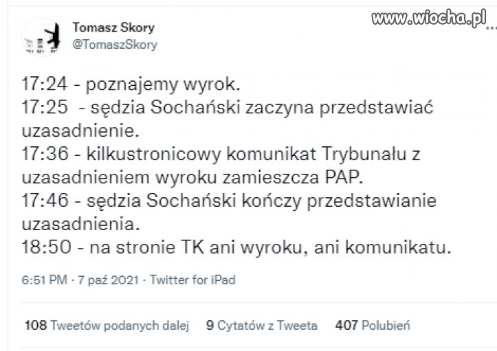 PAPinformacje, czasówka wam się rypła.