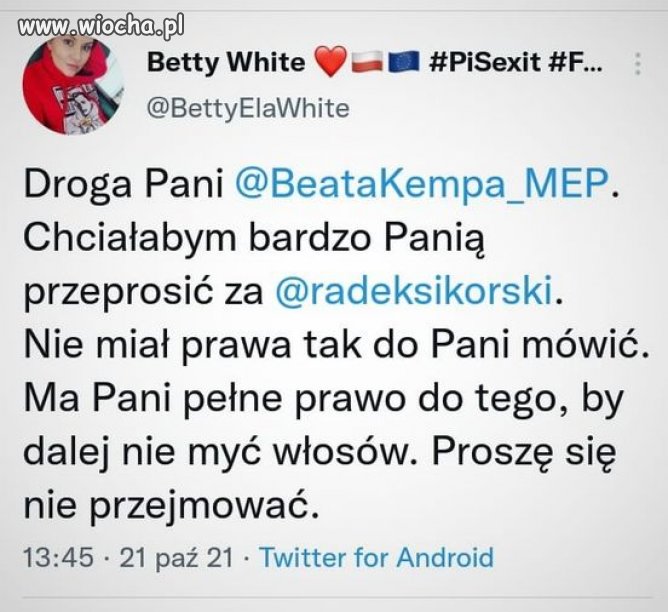 Beata bądź sobą i nie myj włosów