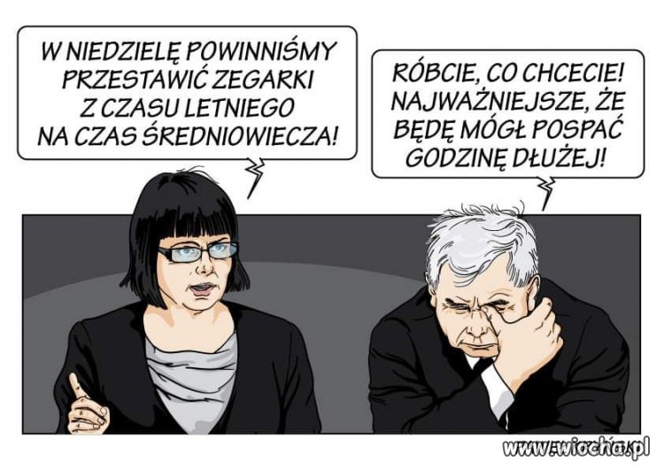Zmiana czasu z letniego na Czas Apokalipsy...