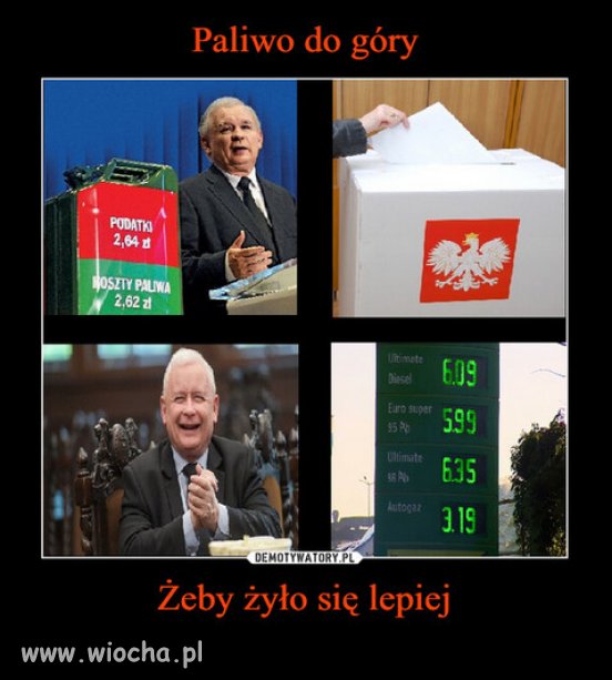 Wiele samochodow, po zatankowaniu zyskuje na wartosci...