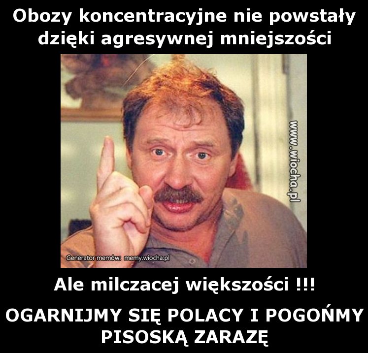 Obozy koncentracyjne nie powstały dzięki