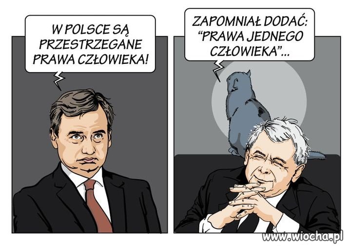 PRAWA jednego człowieka   