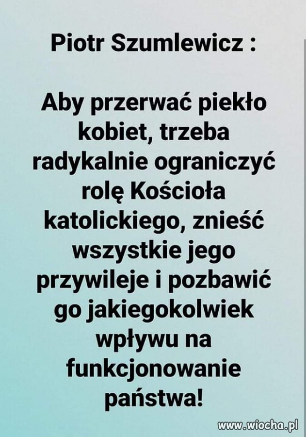 Zero wpływu... 