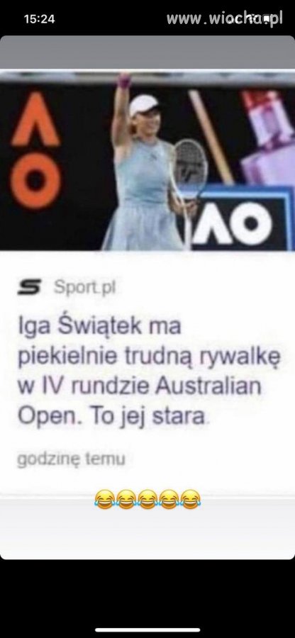 Zagrała ze starą 