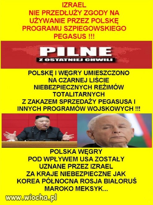 Polska PiSu na czarnej liscie rezimow totalitarnych!