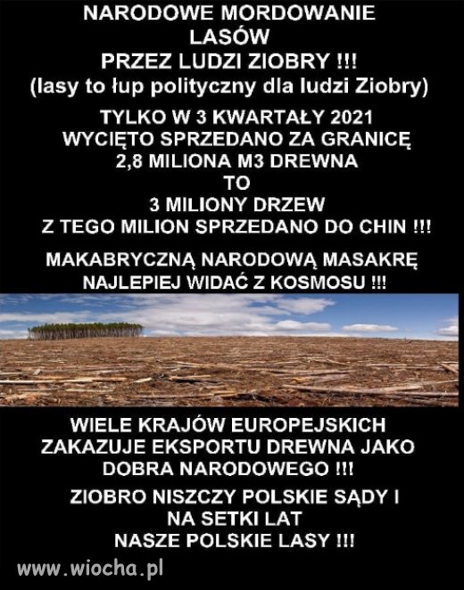 Czego mafia PiSu nie ukradnie, to zniszczy...