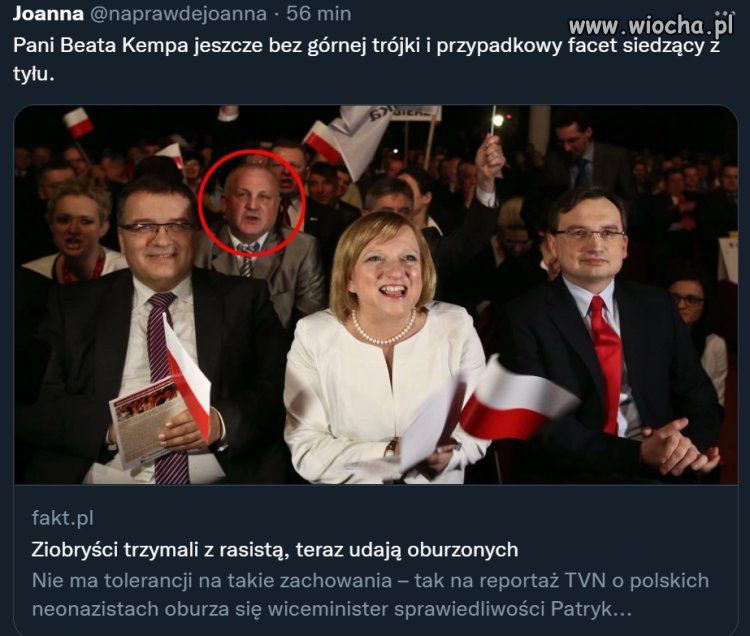 Ziobryści trzymali z rasistą, teraz udają oburzonych