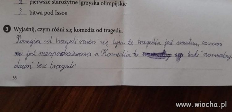 Komedia z tragedią.. wypisz wymaluj nasza Polska.