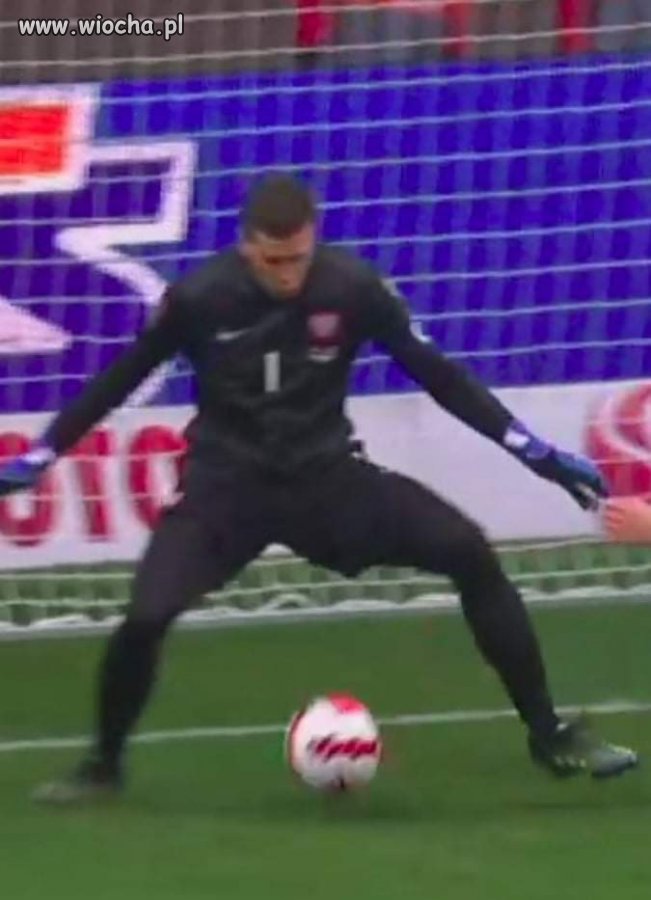 Szczęsny gra w zbijaka
