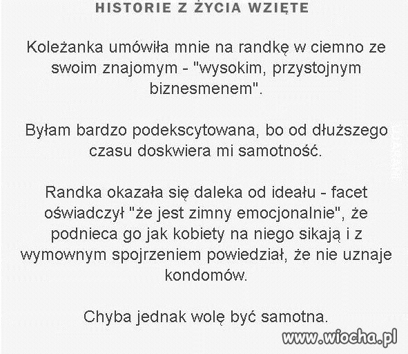 Randka w ciemno