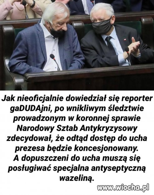Z braku wazeliny z prezesem nie pogadasz.