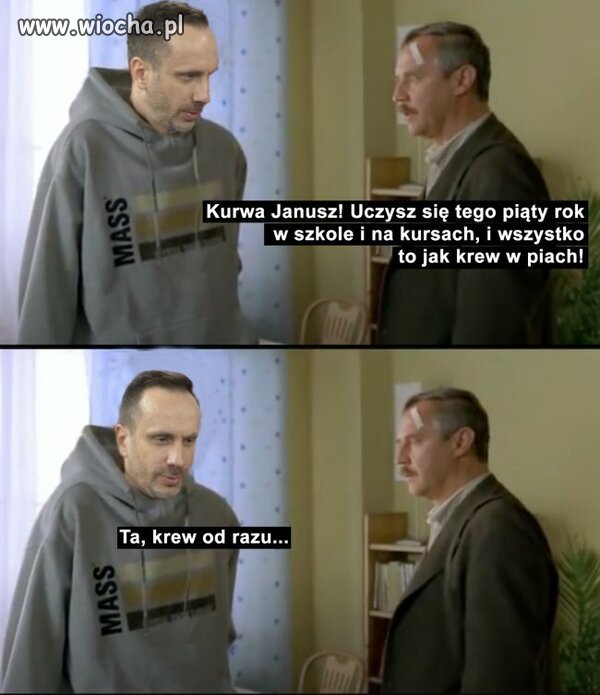 Krew w piach w balladzie o bystrym januszu