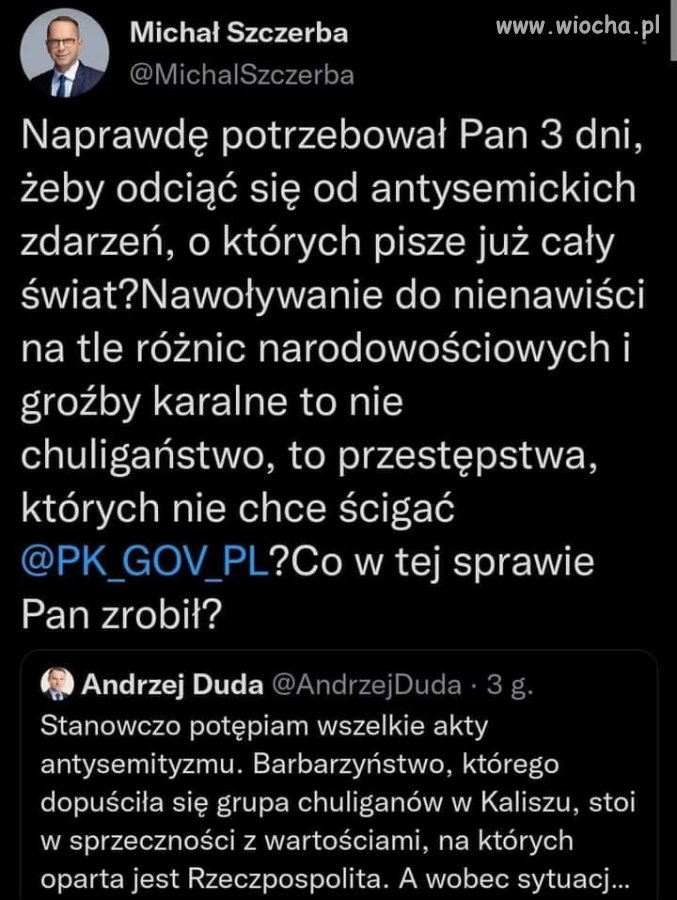 Obudził się Adrian 