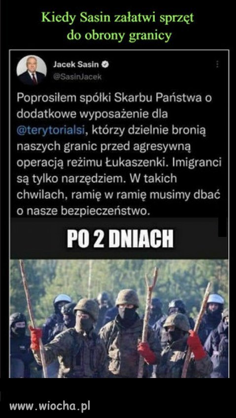 Na Sasina zawsze można liczyć...