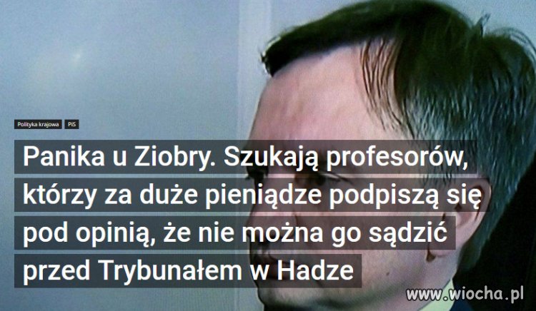 Strach w Ministerstwie  (NIE) Sprawiedliwości. 