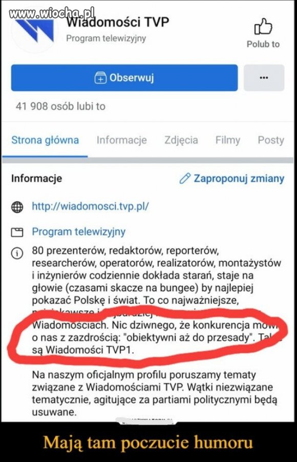 Oficjalny profil wiadomości tvp 