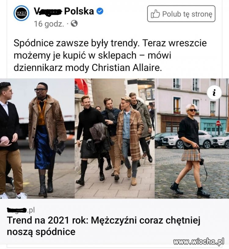 Kilt wojowniczych Szkotów to rozumiem
