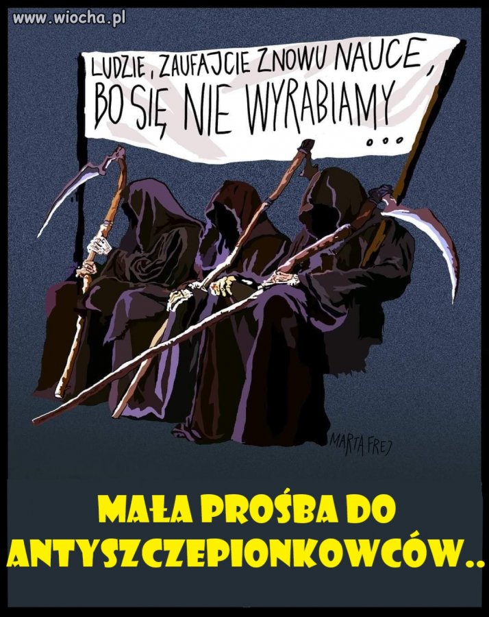 Mała prośba do antyszczepionkowców...
