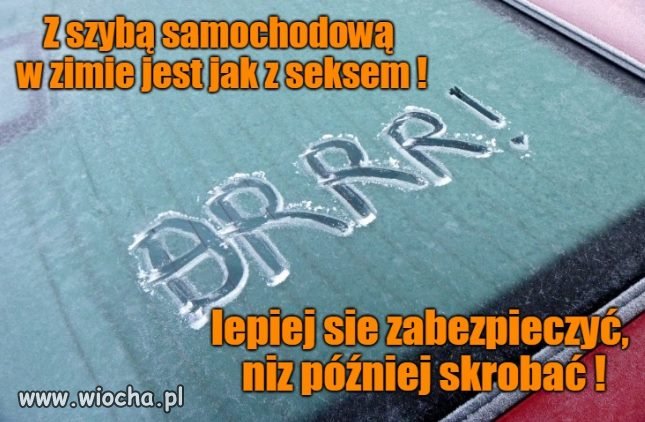 Dobrze że z szybą