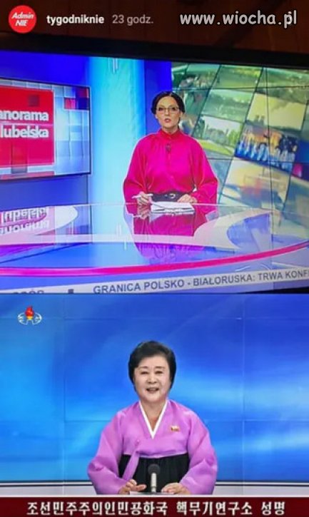 Stylizacja dziennikarki TVP wywołała poruszenie.