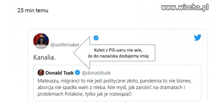 Gościu z PiS, przedstaw się imieniem i nazwiskiem!