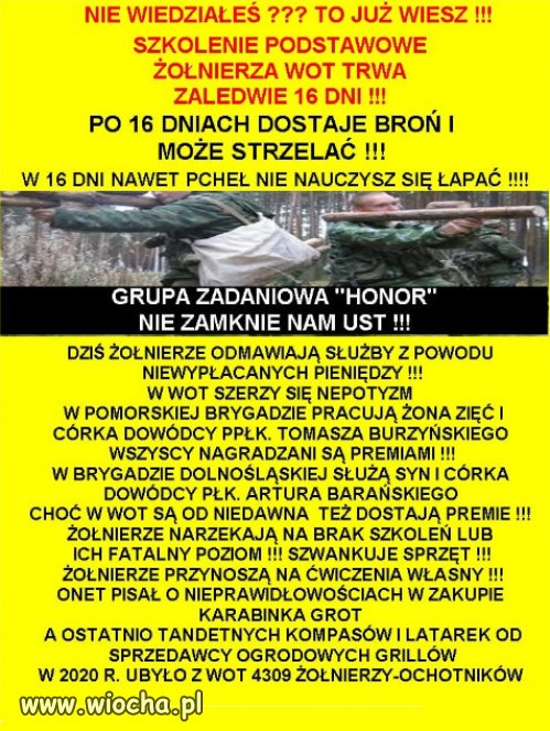 Szkolenie mięsa armatniego PiSJugend, 16 dni...