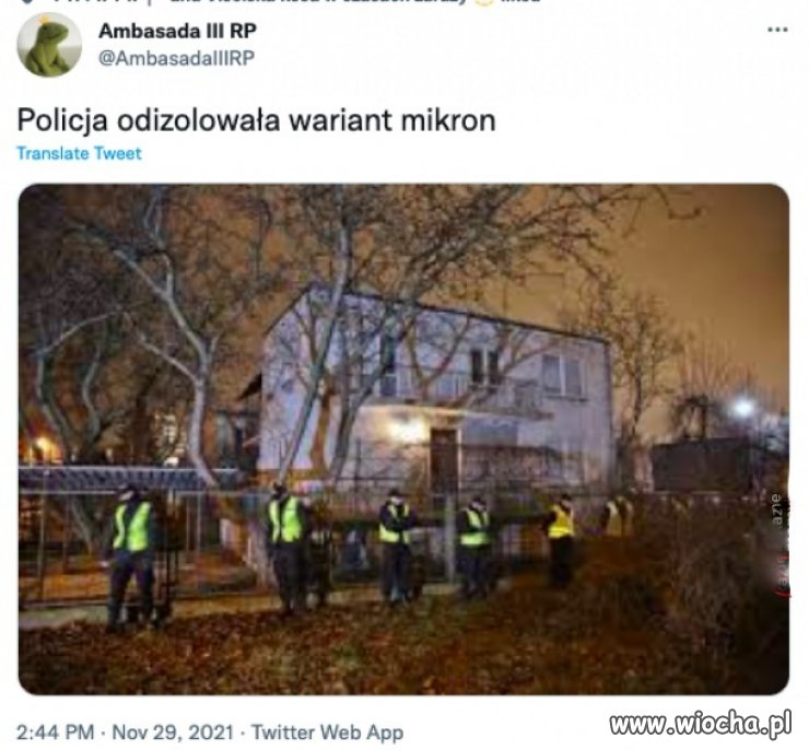 Wirus odizolowany 