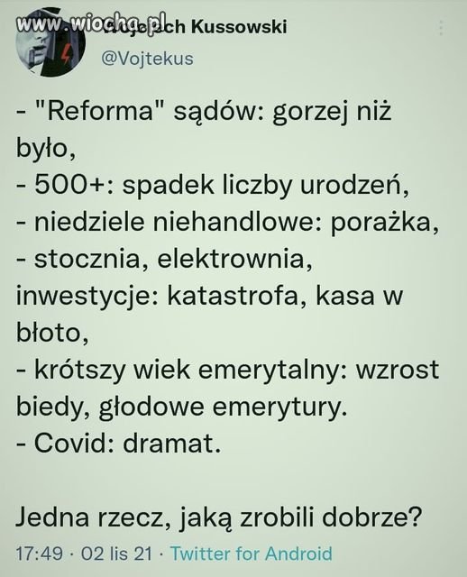 Nic nie zrobili dobrze