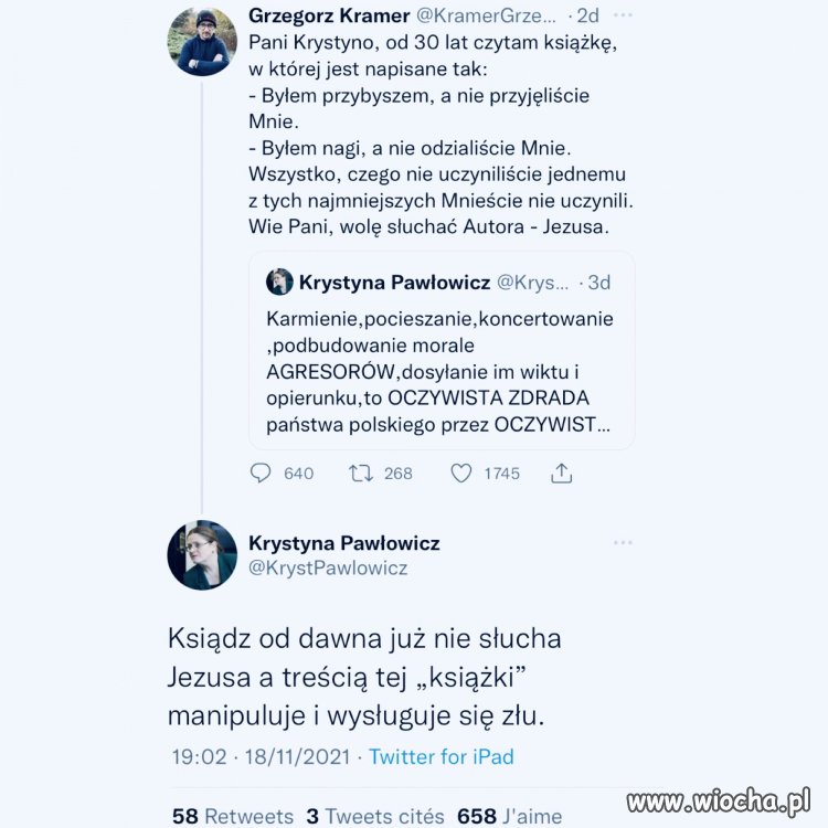Z tej 'miłości bliźniego' już na swoich szczeka/