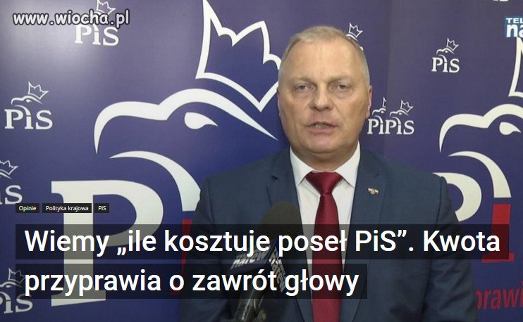 PiS wykupiło posła Lecha Kołakowskiego...