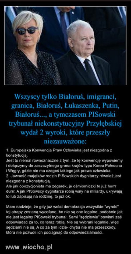 Tak złodzieje sami się uniewinniają...prawnie i sprawiedliwie!