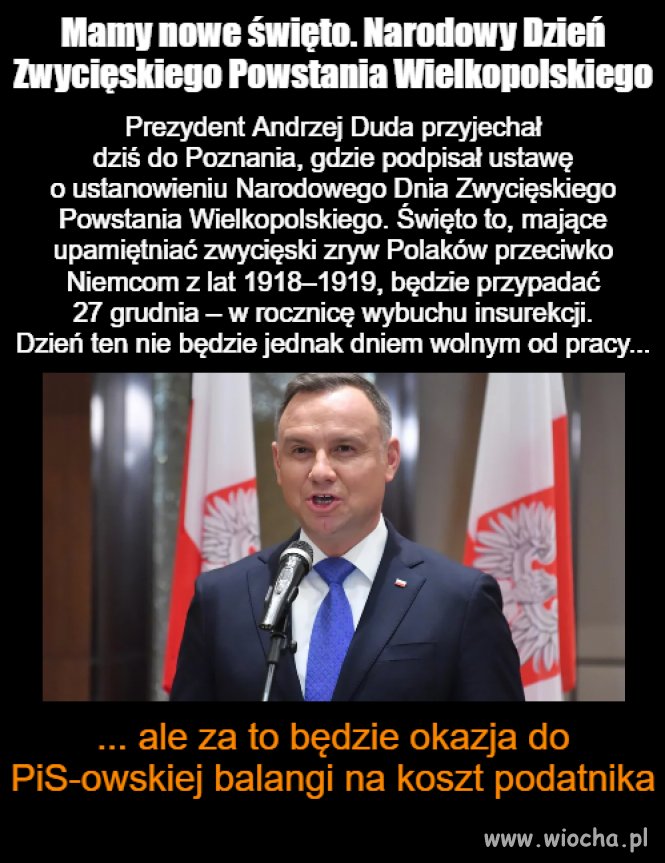 Kolejna okazja do PiSowskiej balangi 
