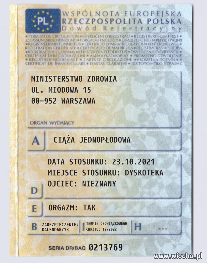 Rejestracja każdej ciąży, niebawem dzięki PiS. 