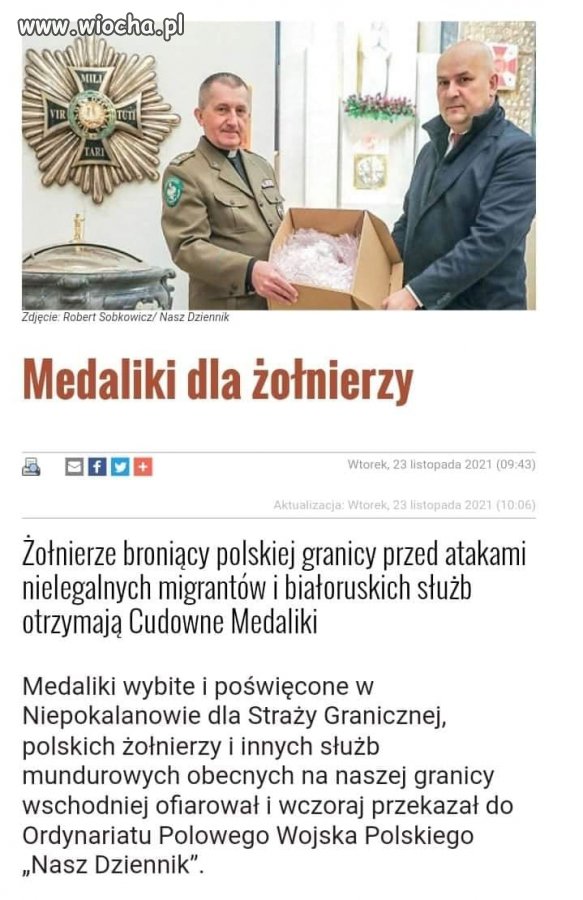 Jak się bić to z medalikami