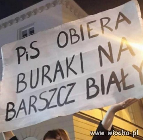 Pis zaprasza na barszcz.