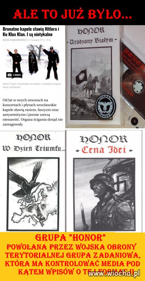 Wiecie, że ''Grupa Honor'' istniała już wcześniej?