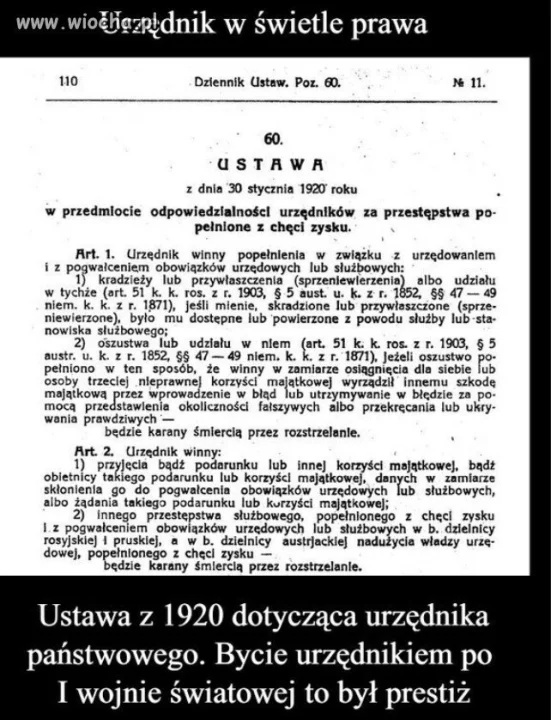 Teraz by się taką ustawa przydała 