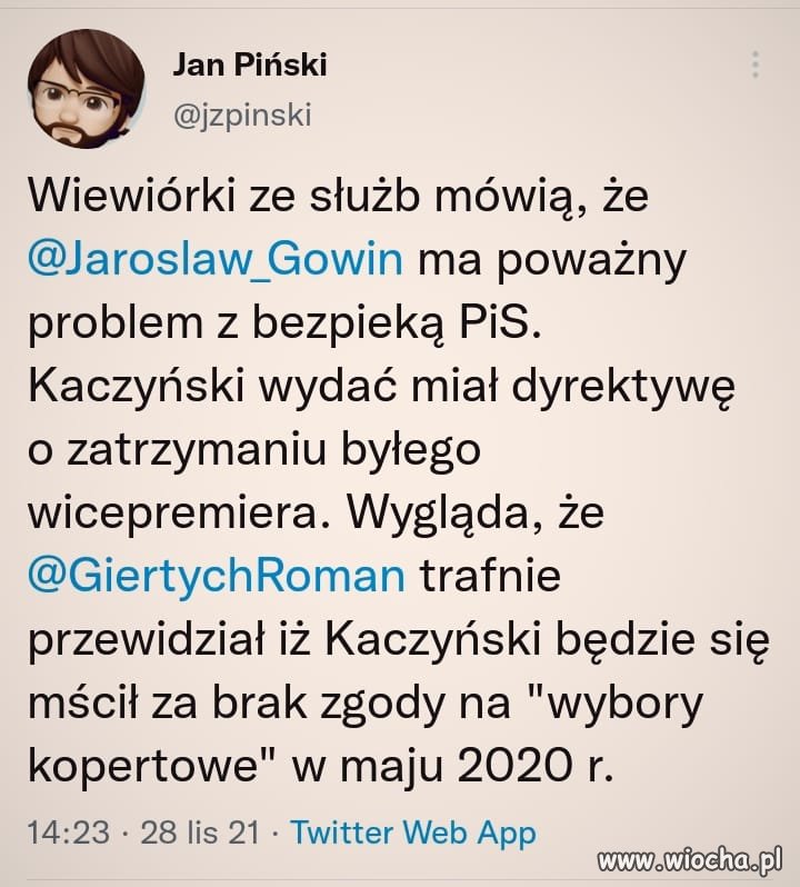 Chodzą pogłoski że ...