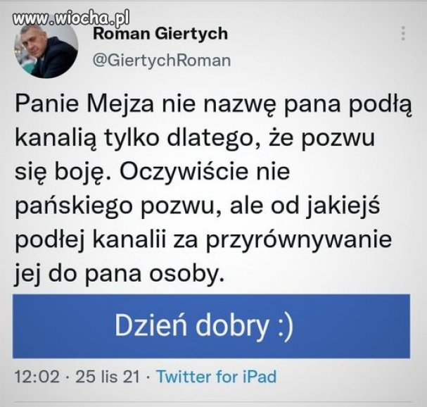 Romek zawsze celnie