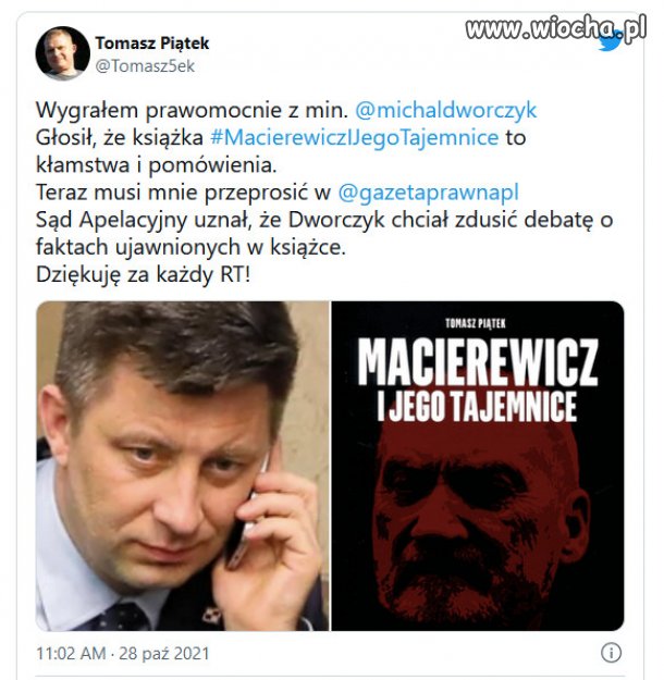 Dlaczego Dworczyk tak broni Macierewicza? 