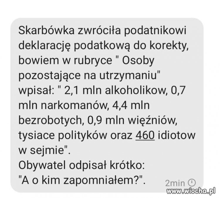 Czy o kimś zapomniał? 