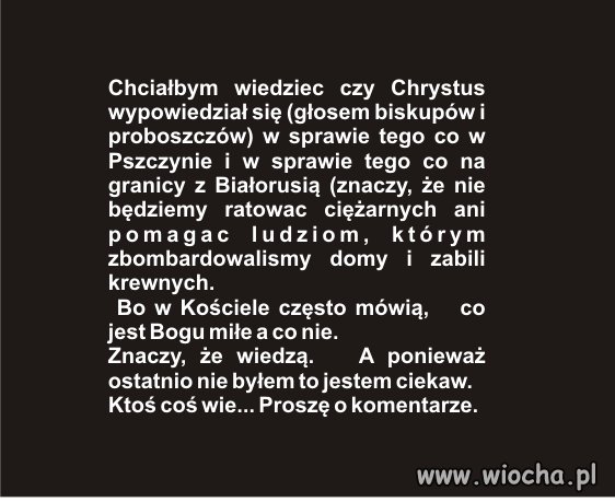 Co mówi Chrystus