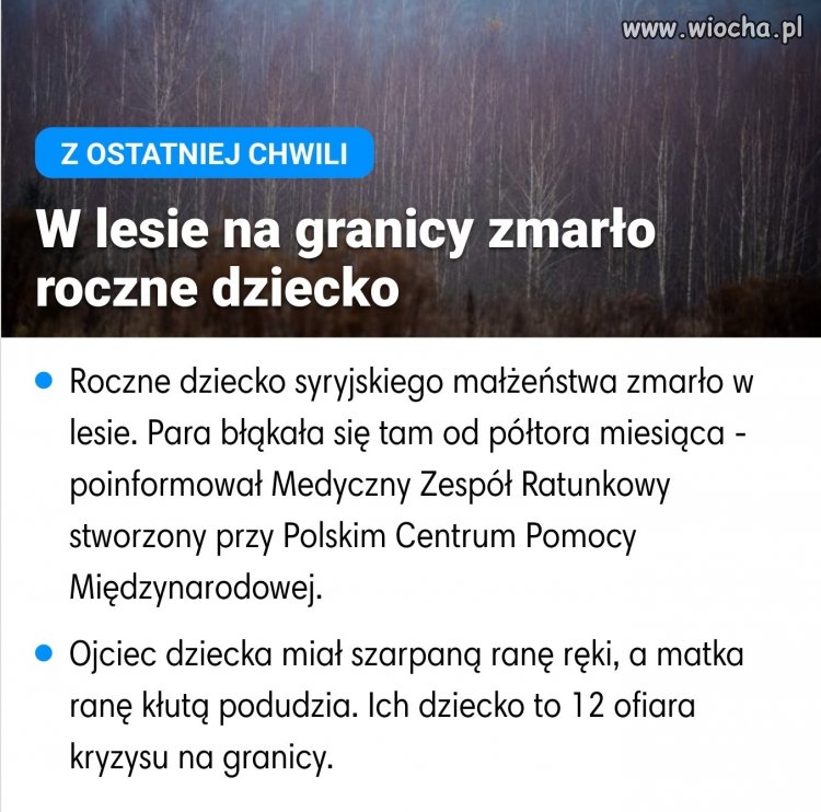 Ale ono już wcześniej się urodziło
