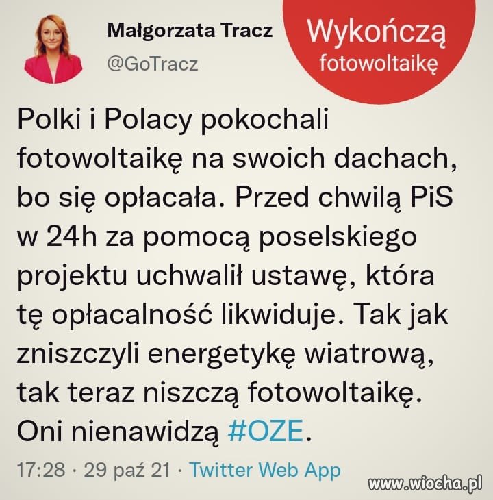 Rząd rujnuje celowo Polskę 