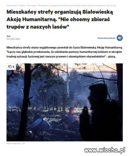 Czy ktoś slyszał o rządowej pomocy humanitarnej PiSu?