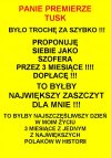 Juz jest deklarowana pomoc dla Donalda Tuska.