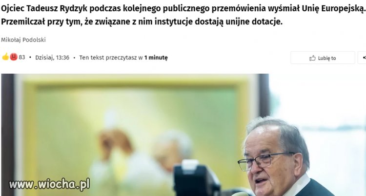 Porównał UE do związku radzieckiego